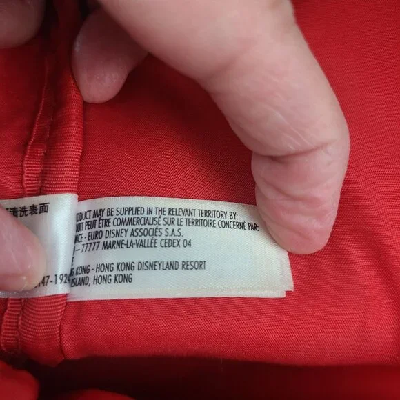 Walt Disney World Parks Minnie Mouse Bows Mini Backpack Red Black Faux Leather - Picture 14 of 16